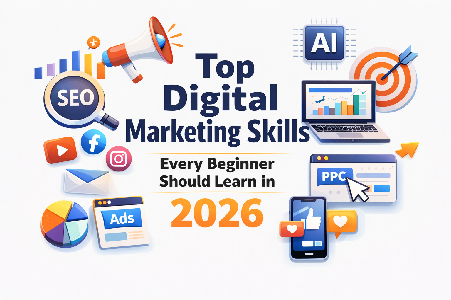 Top Digital Marketing Skills Every Beginner Should Learn in 2026