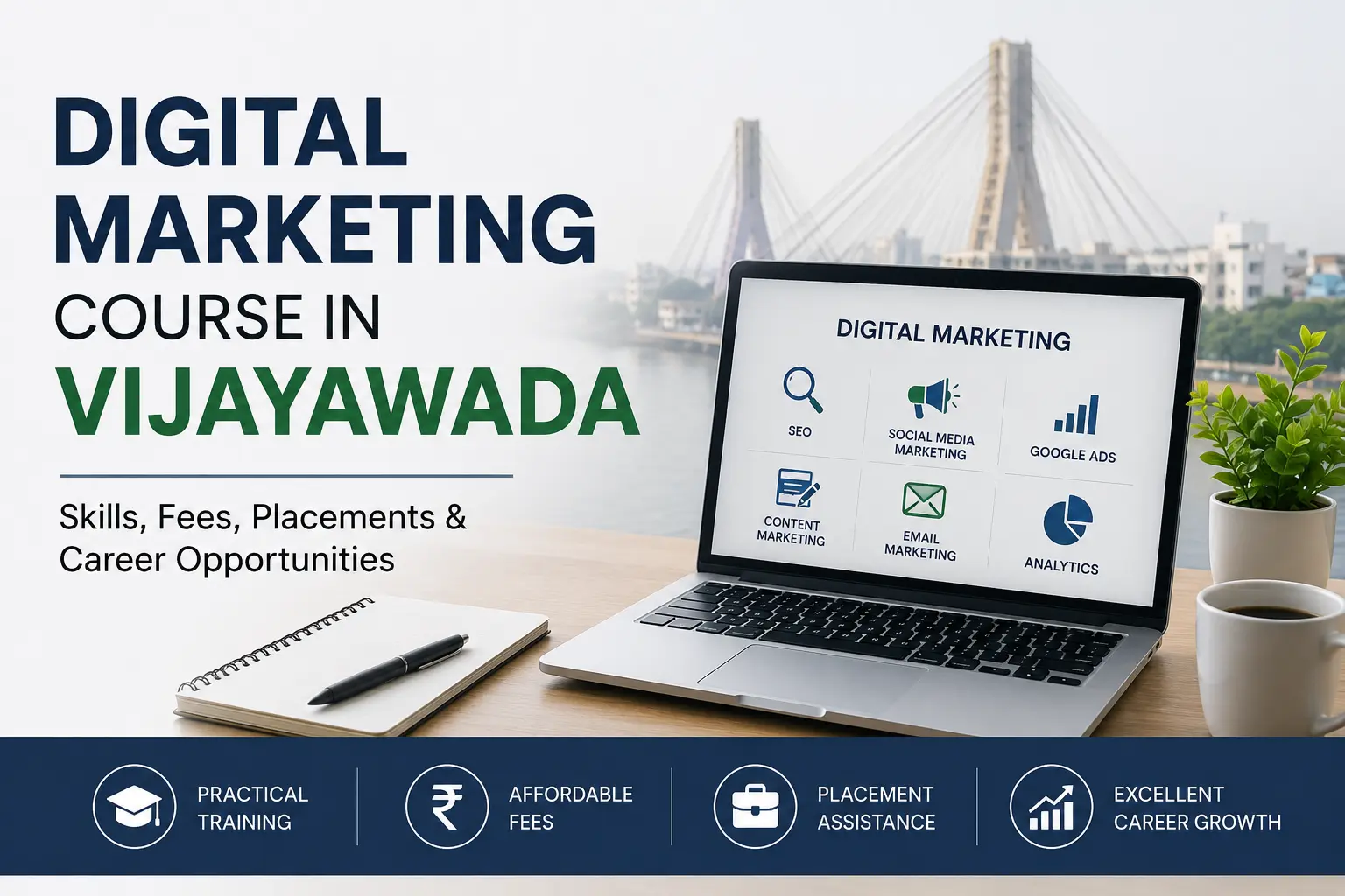 Digital Marketing Course in Vijayawada: Skills, Fees, Placements & Career Opportunities