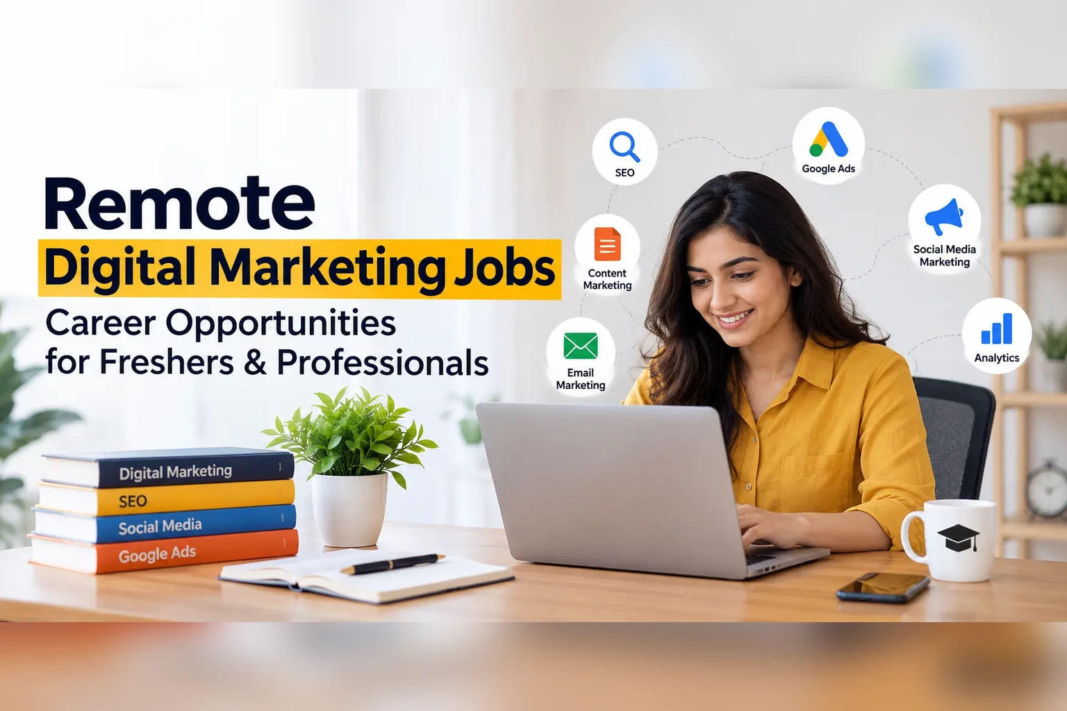 Remote Digital Marketing Jobs: Career Opportunities for Freshers & Professionals