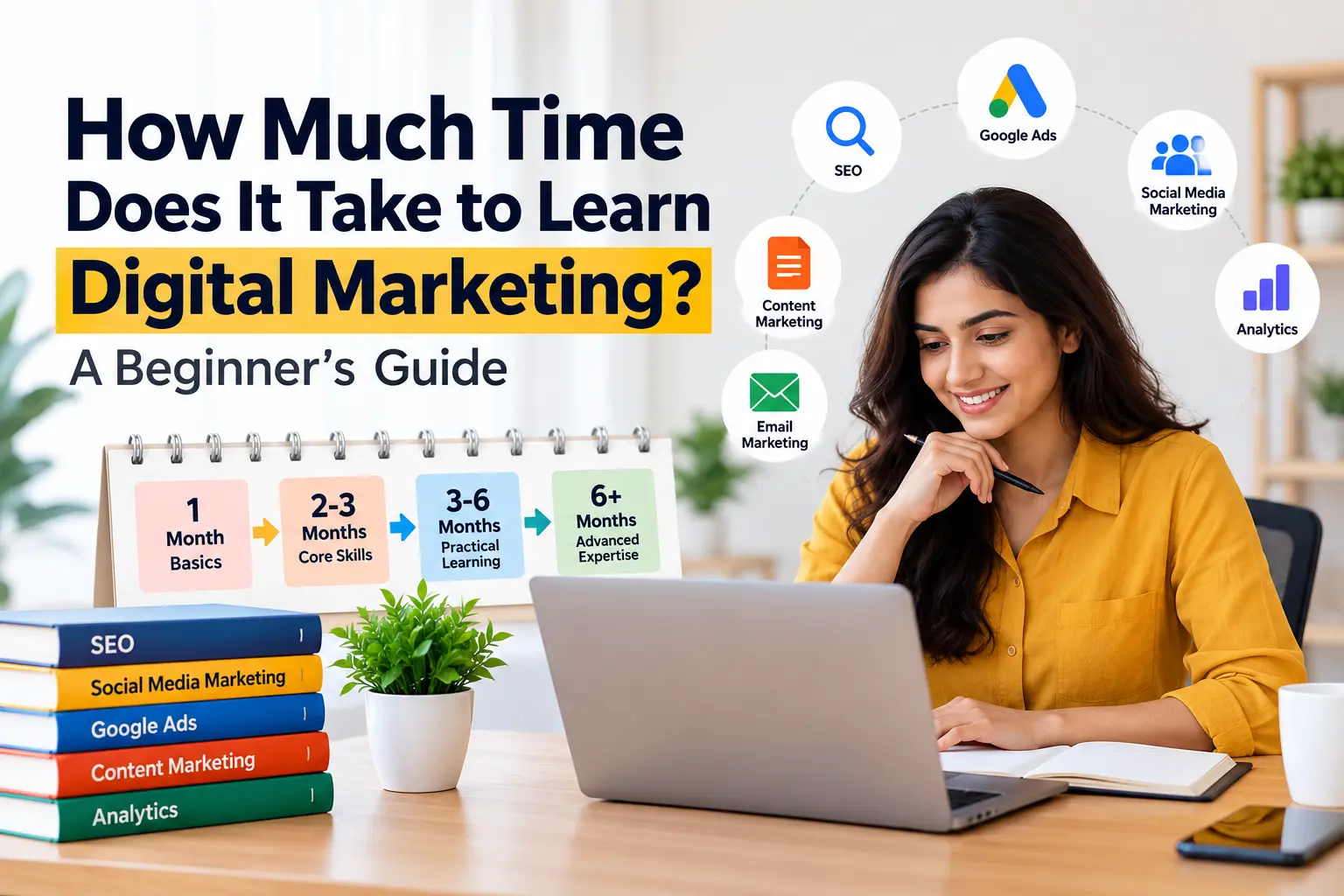 How Much Time Does It Take to Learn Digital Marketing? A Beginner’s Guide